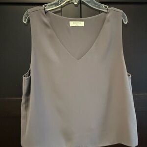 Babaton Gray Sleeveless Tank Top Medium